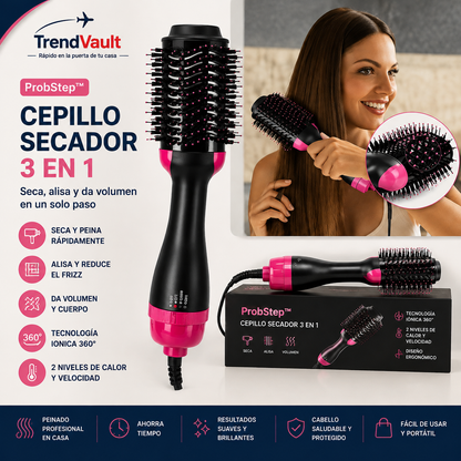 ProbStep™ | Cepillo Secador 3 en 1