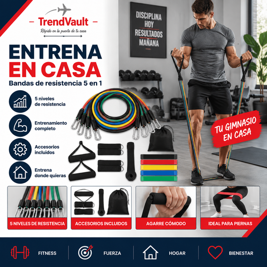 Combo Bandas Tobulares + Bandas Elastica