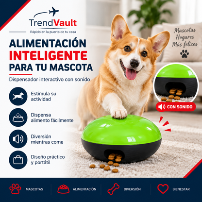 DISPENSADOR DE ALIMENTOS MASCOTA SONIDO