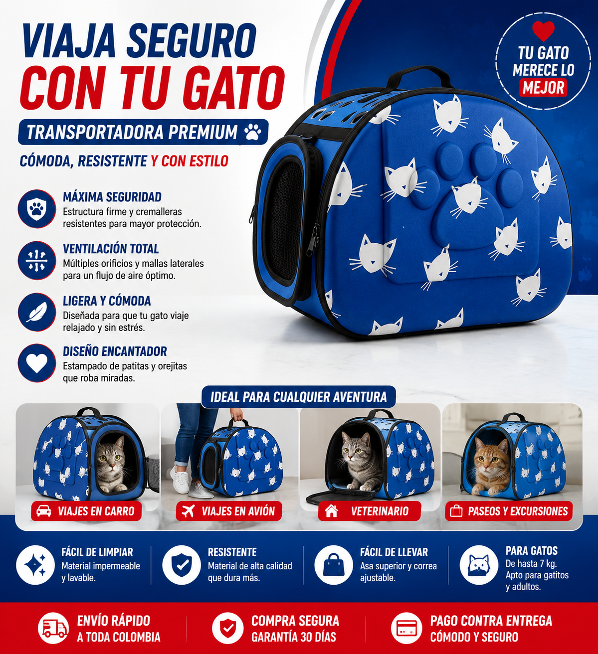 Cargador Para Mascotas Plegable EVA