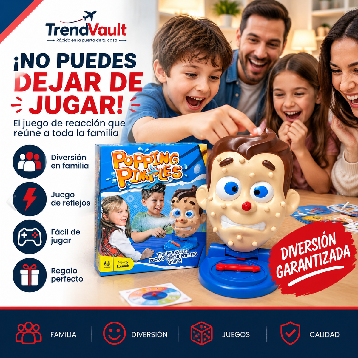 Juego Mesa Popping Pimple