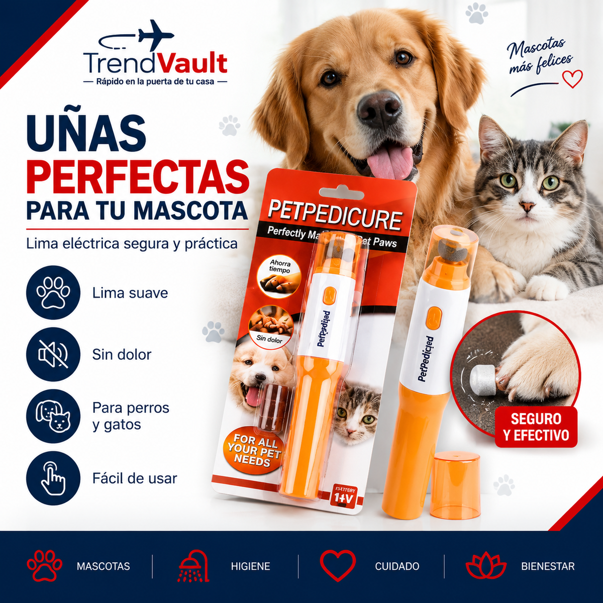 Lima Para Uñas Electrico Mascotas
