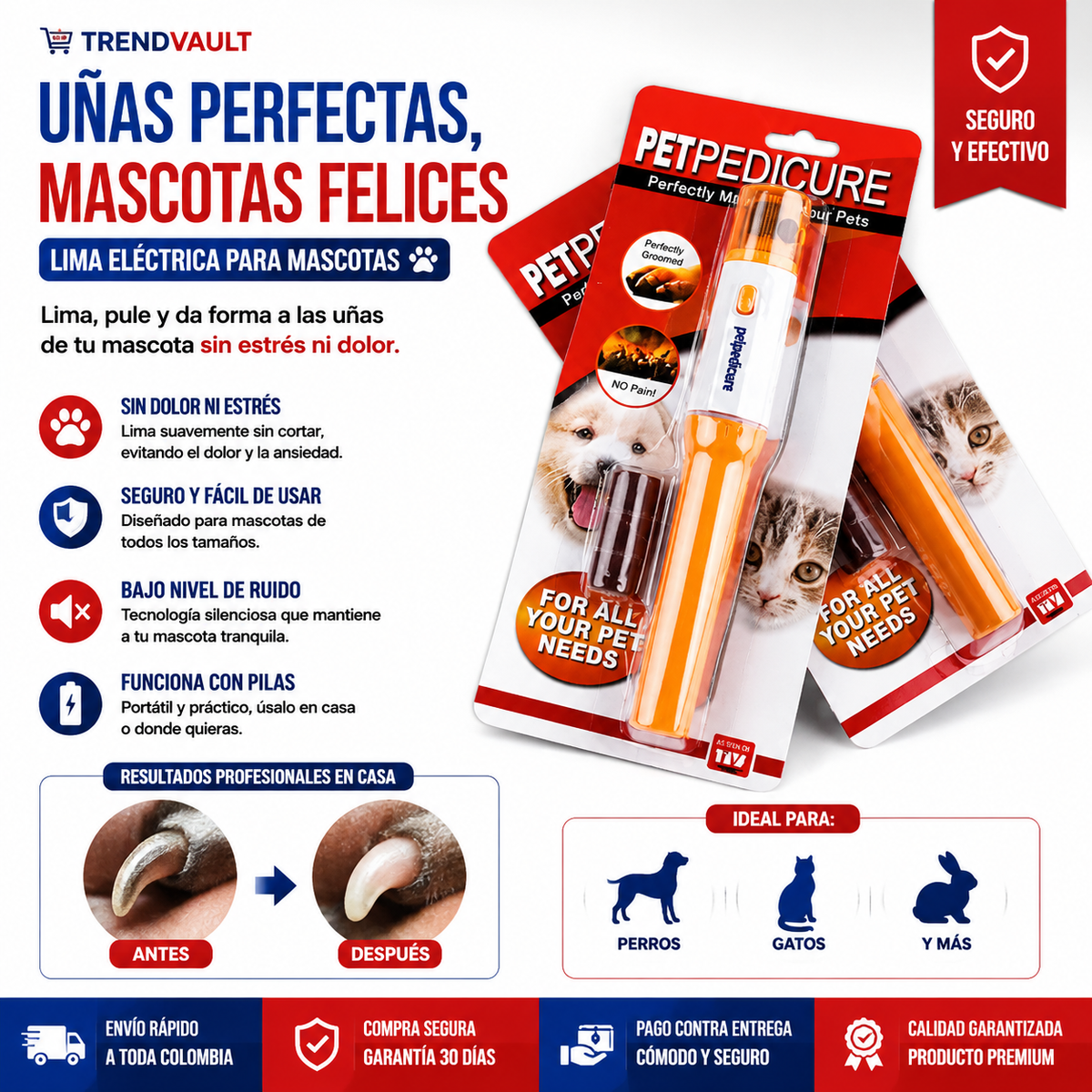 Lima Para Uñas Electrico Mascotas