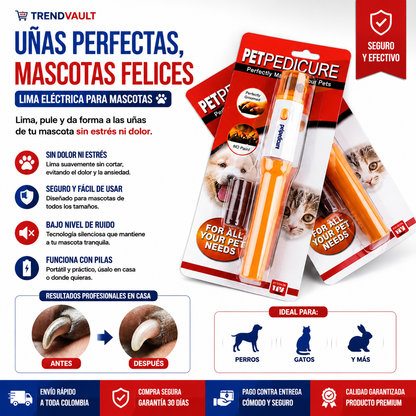 Lima Para Uñas Electrico Mascotas