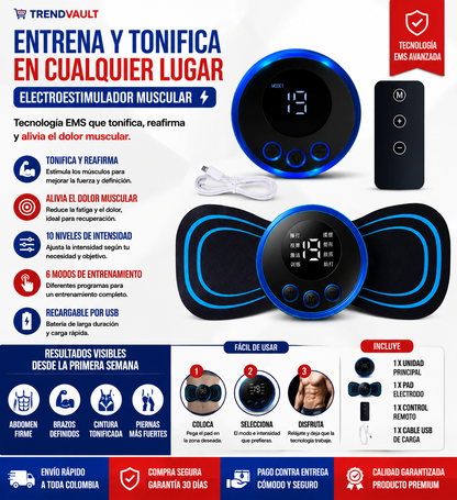 MINI Masajeador Cervical Eléctrico Recargable USB + Control Extra