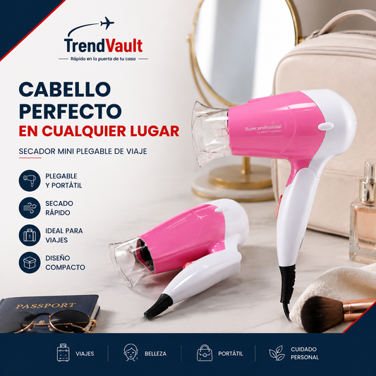 Secador Mini Plegable para Viaje
