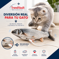 Juguete pez recargable para gato