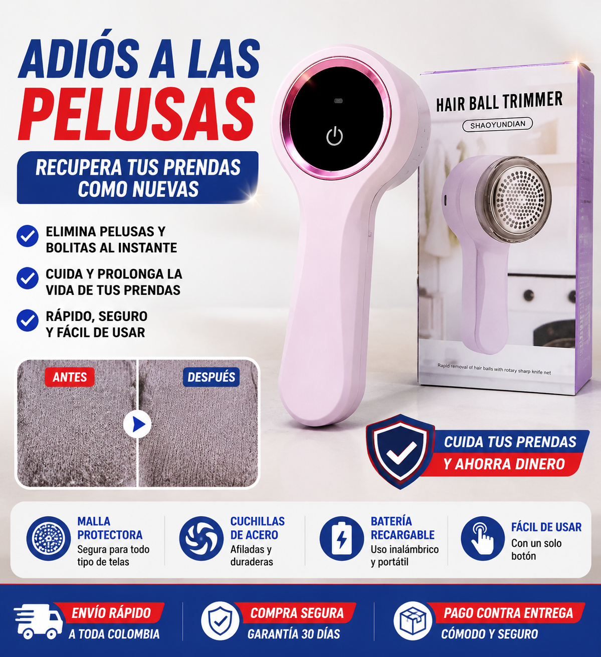 Quita Motas Eléctrico Recargable