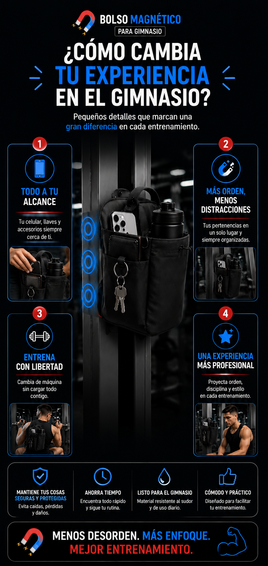 Bolso magnetico MagnaPack