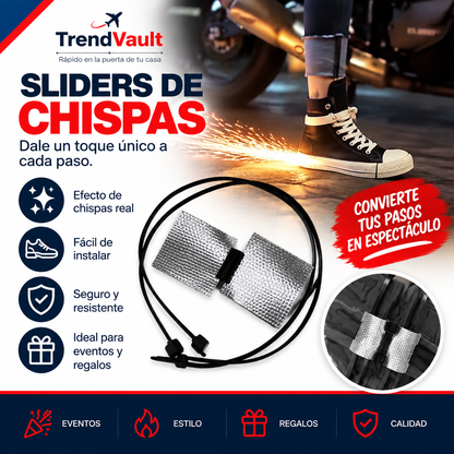 Sliders Set De Chispas Para Moto