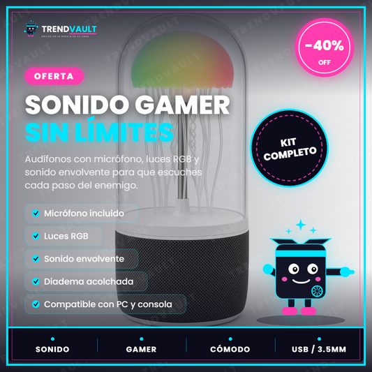 LÁMPARA PARLANTE MEDUSA